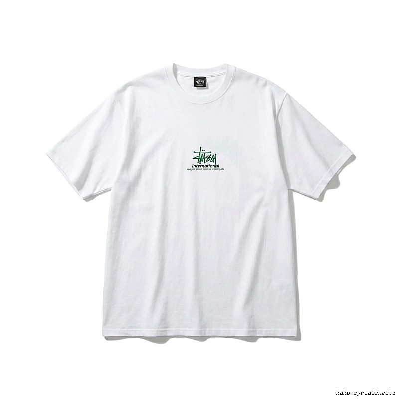 Stussy International Series Simple White T-shirt