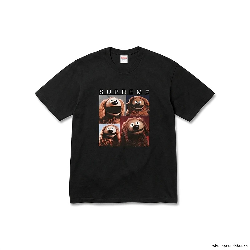Supreme Cartoon Fun Black T-shirt