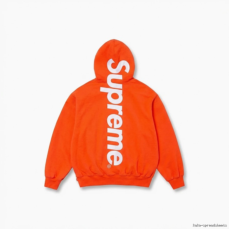 Supreme classic orange hoodie