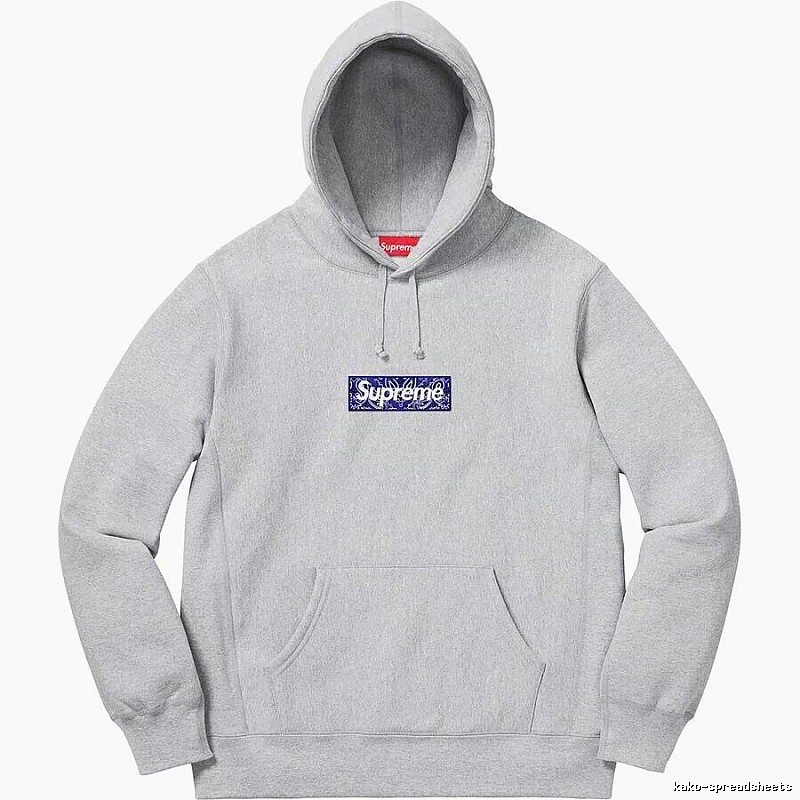 Supreme Daily Logo hoodie Gray Red Oversized for City Outfits