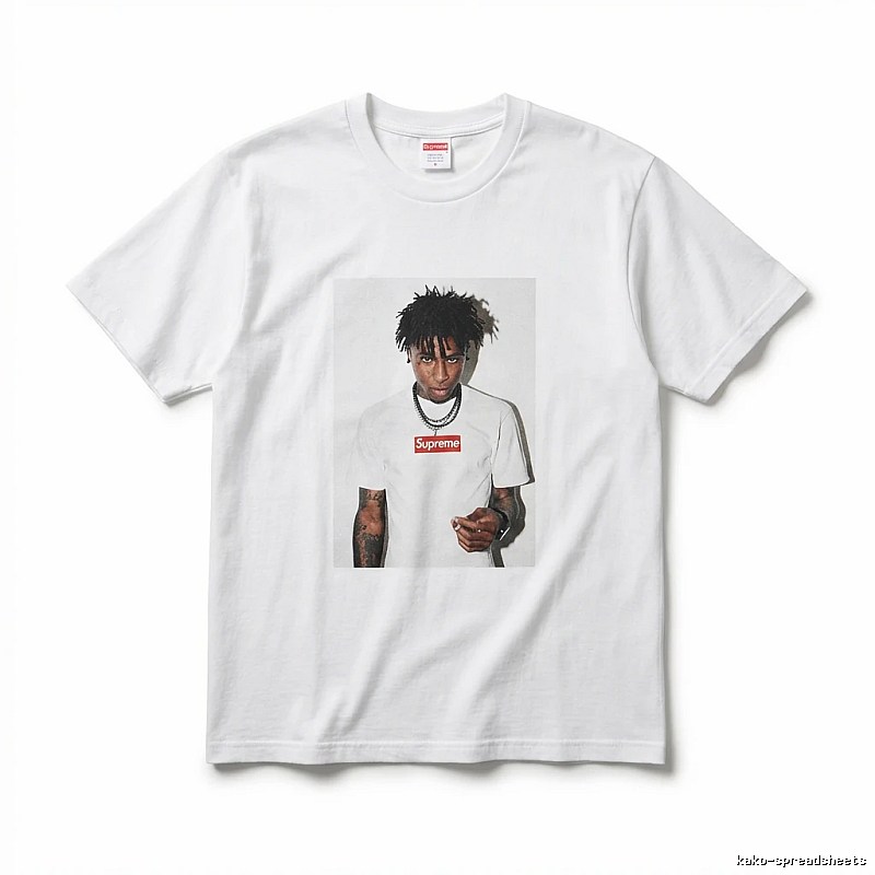 Supreme Portrait Style White T-shirt