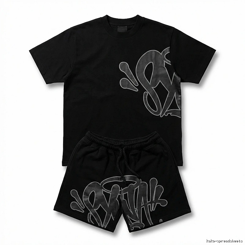 SynaWorld Graffiti-style Black Suit