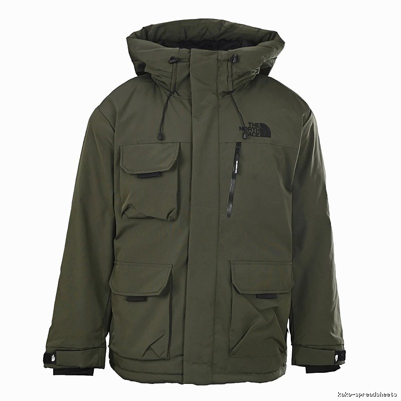 The North Face Utility Hooded Parka with oversized flap pockets and a structured outdoor silhouette - Layering