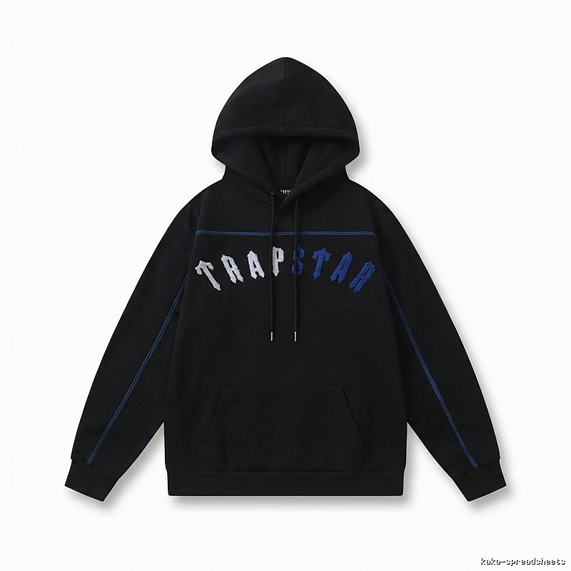 Trapstar Letter Style Black Sweatshirt