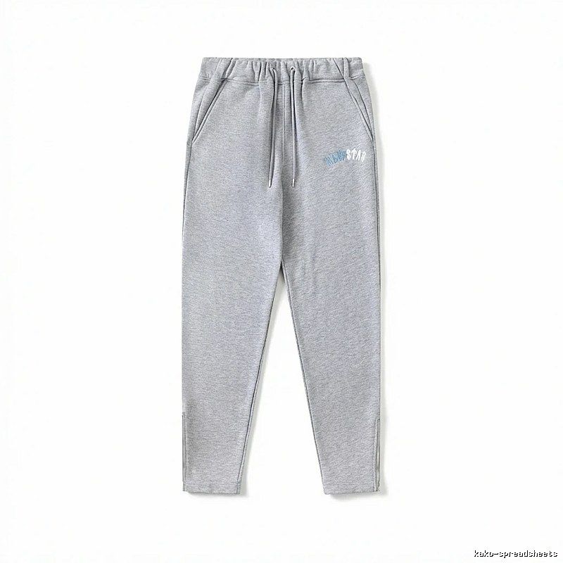 Trapstar minimalist light gray sweatpants