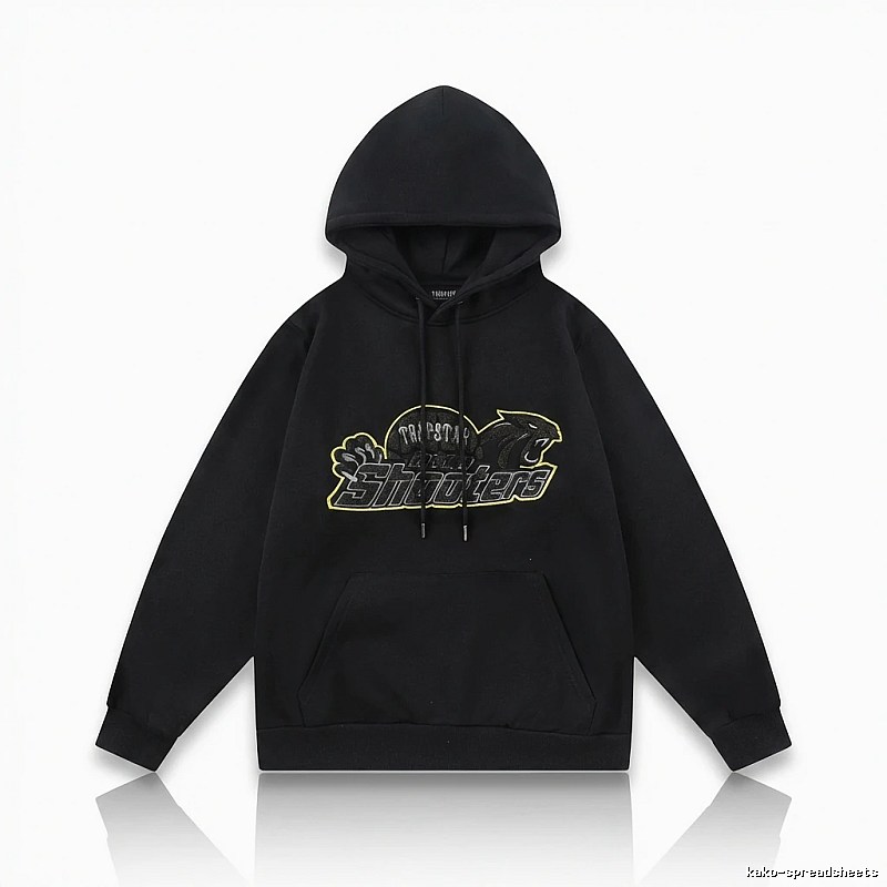 Trapstar Print Trendy and Cool Black Sweatshirt