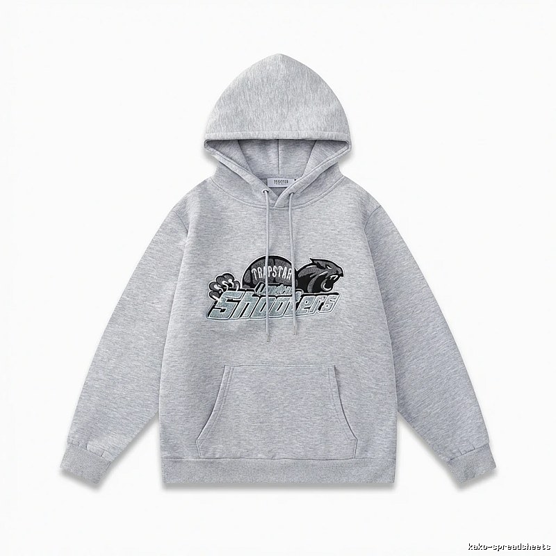Trapstar - printed casual - style grey hoodie
