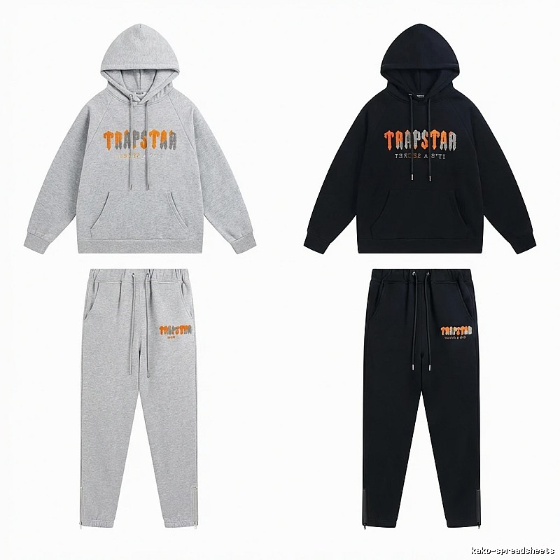 Trapstar Printed Streetwear Set (Grey/Black)