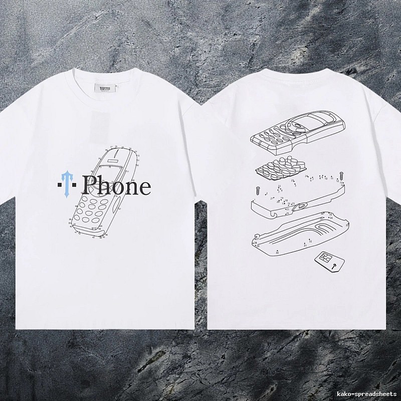 Trapstar Resort Keys graphic T-shirt Black White Key for Travel Looks