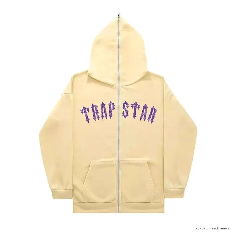 Trapstar Statement Graphic zip hoodie Black Zip Pink for Easy Pairing