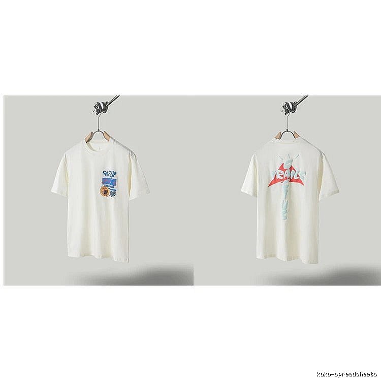 Travis Scott Graffiti Street Style Off-white T-shirt