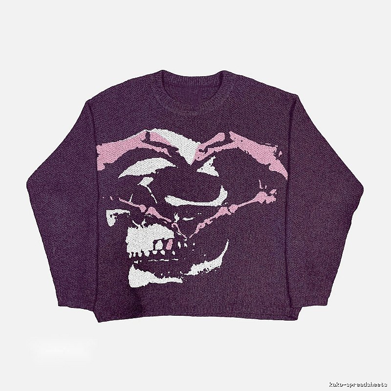 Urban Anime graphic sweater Black Knit Top with Casual Appeal