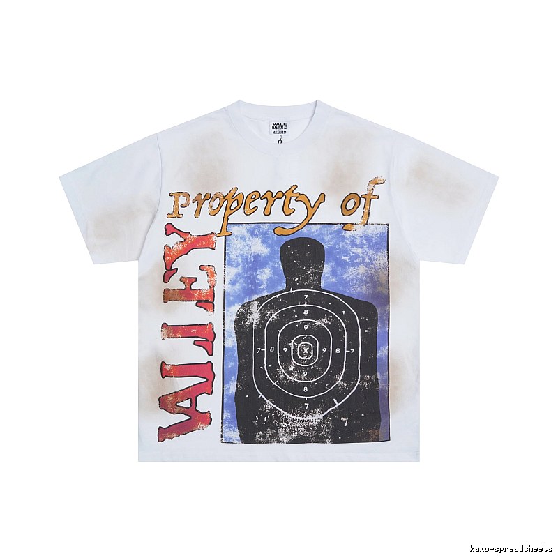 Valley Bullseye Distressed Street Style White T-Shirt