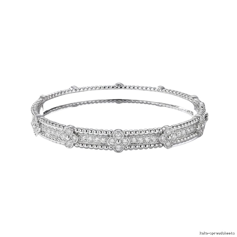 Van Cleef & Arpels Four-leaf Clover Silver Bracelet