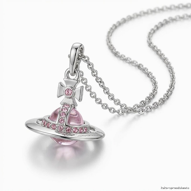 Vivienne Westwood Saturn series silver necklace