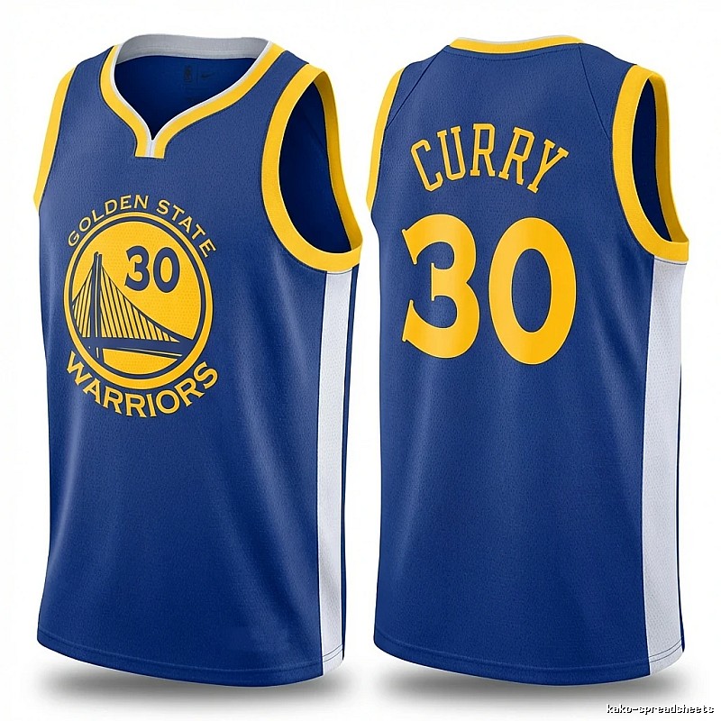 Warriors' Curry series blue jerseys