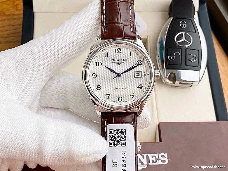 Watch by Hermes with White Dial Leather Strap Watch