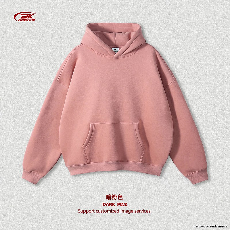Weekend Pullover hoodie Navy Blank Kangaroo for Seasonal Looks